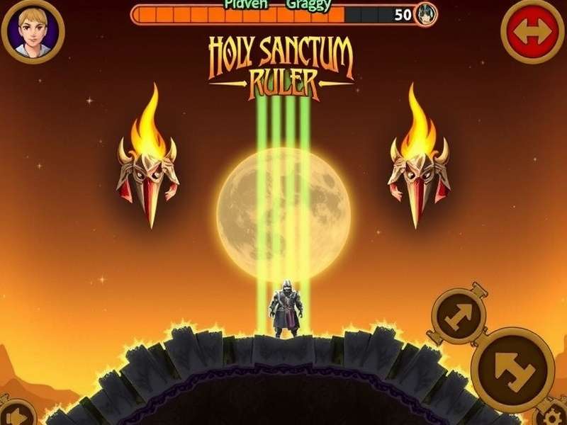 Holy Sanctum Ruler Game Screenshot